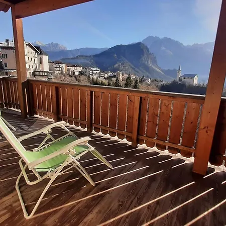 Apartament Dolomiti Alte Vie Con Parcheggio Privato E Garage Moto